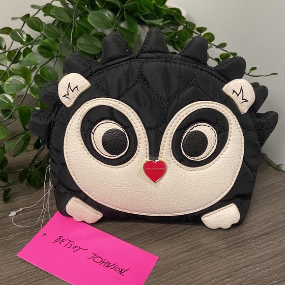 NWT Betsy Johnson Hedgehog 🦔 Cosmetic Bag - Picture 2 of 14